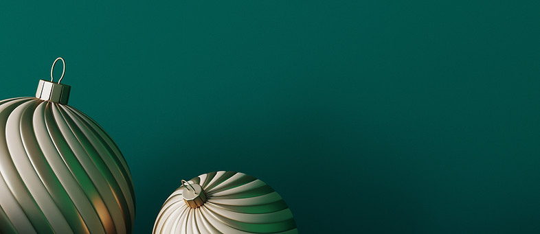 Striped Holiday Ornaments