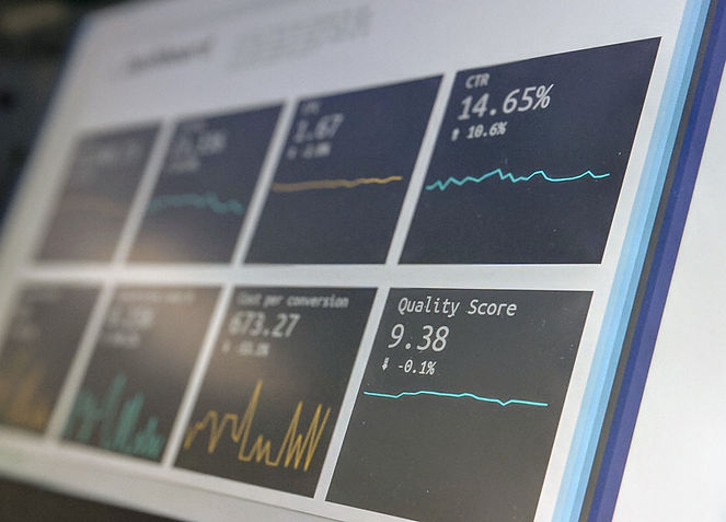 Datenanalyse-Bildschirm