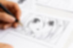 Manga Drawing Scene