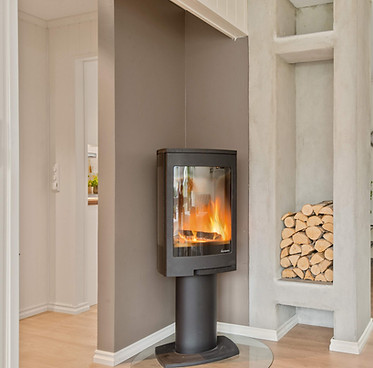 Corner Fireplace