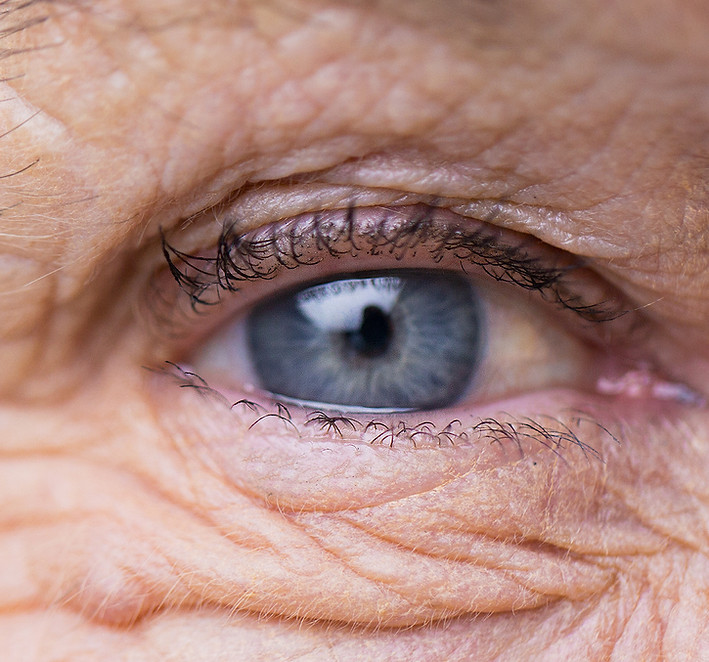 Gros plan sur les yeux