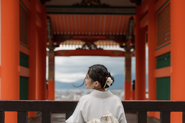 Girl with Kimono