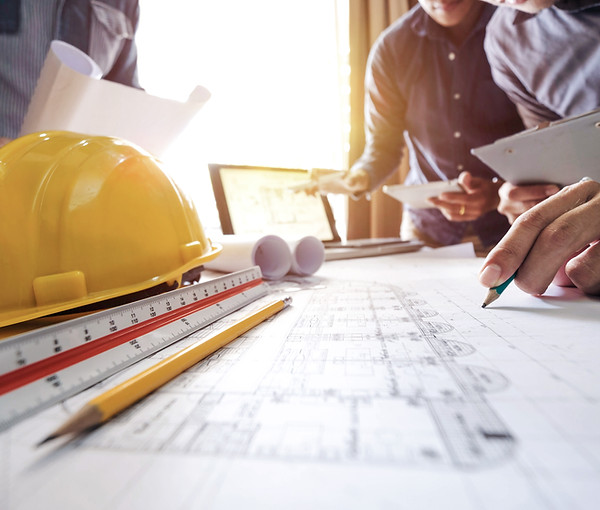 Planejamento de trabalhos de construção