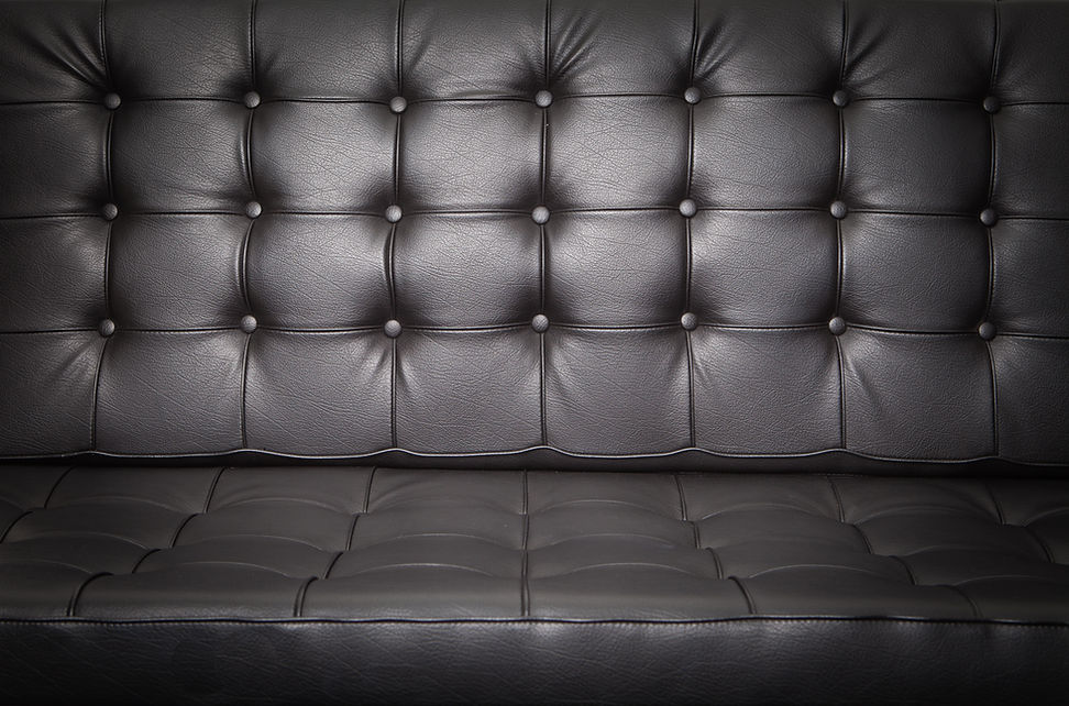 Black Sofa Leather Background