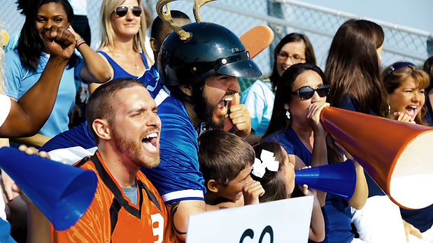 Excited Sports Fans