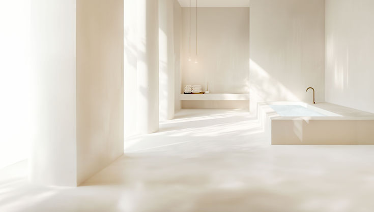 Minimalist Spa Bathroom