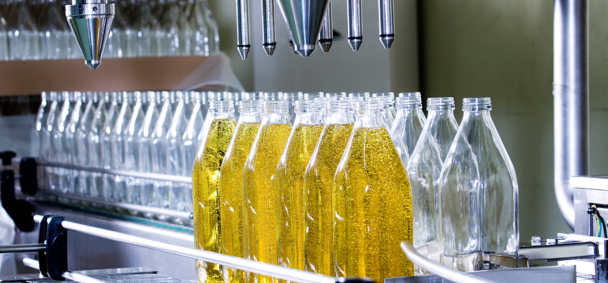 Bouteilles d'huile d'olive