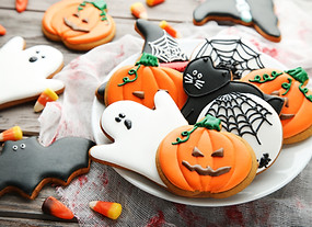 Biscuits sur le thème d'Halloween