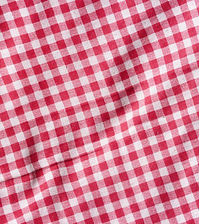 Red Checkered Fabric