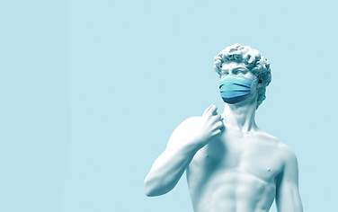 Statue with Mask