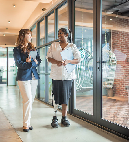 Office Corridor Talk
