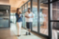 Office Corridor Talk
