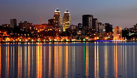 Dnipro City at Night