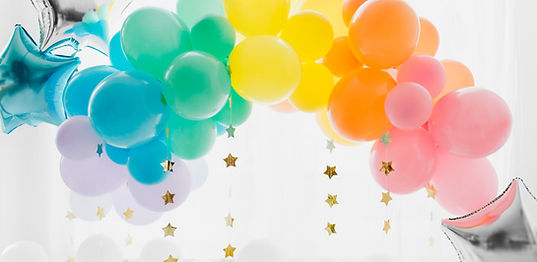 Bunter Ballonbogen