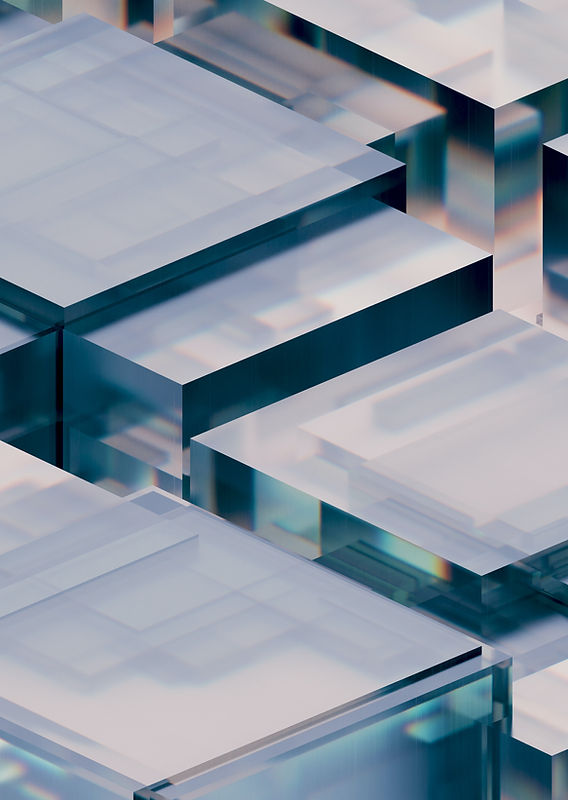 Abstract Glass Blocks