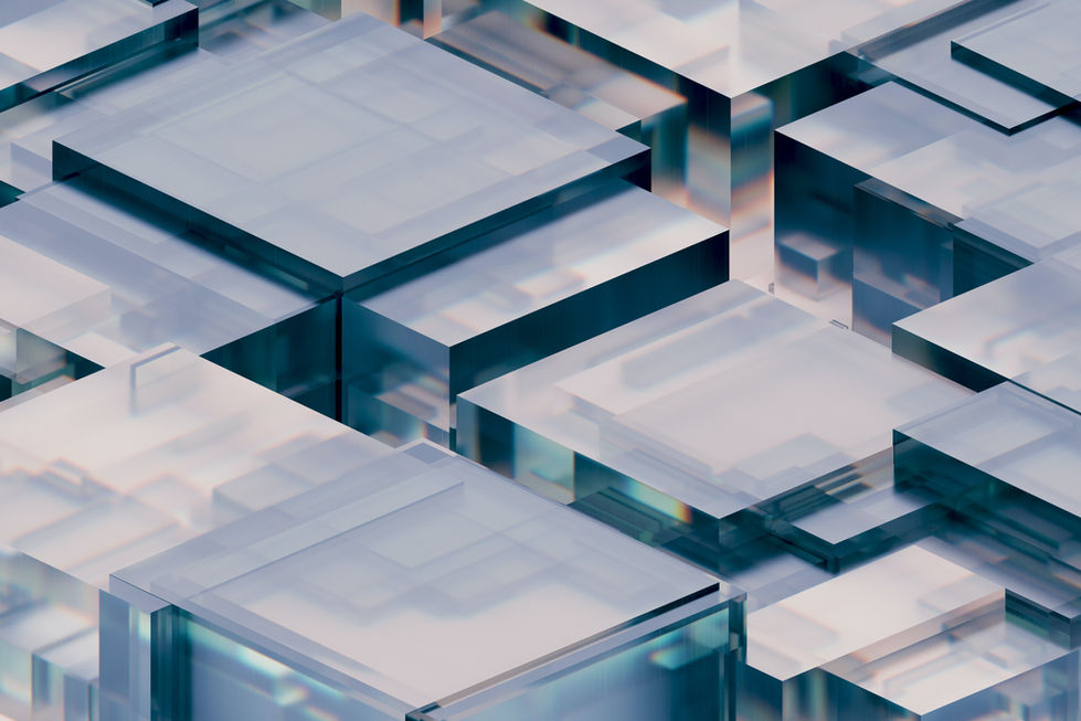 Abstract Glass Blocks