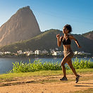 Correndo na lagoa