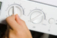 house heating boiler dials