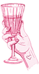 Hand Holding Champagne Glass