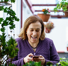 Video Conversation on the Terrace