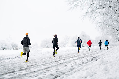 Joggen im Schnee