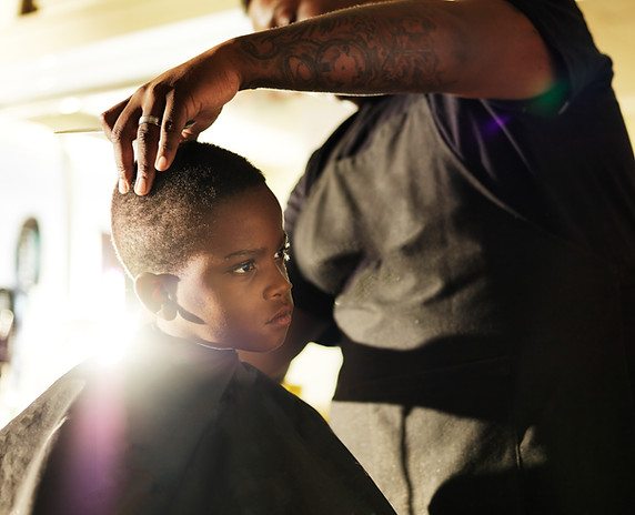 Getting Haircut