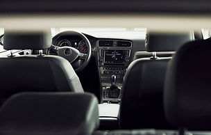 Vista del interior del coche