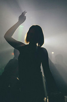 Silhouette at Dance Party