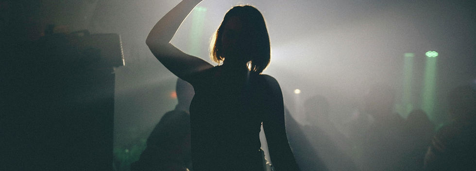 Silhouette at Dance Party