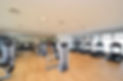 Gym with running machine and weight equipment