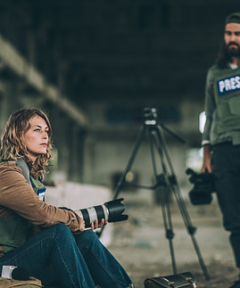 Periodistas de la zona de guerra