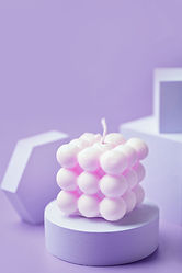 Bubble Cube Candle