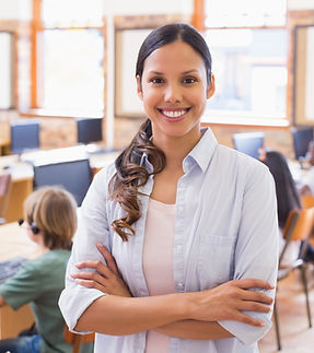 Enseignant en classe