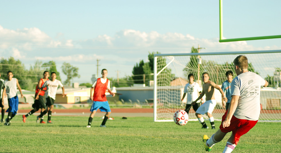 Soccer Practice Action