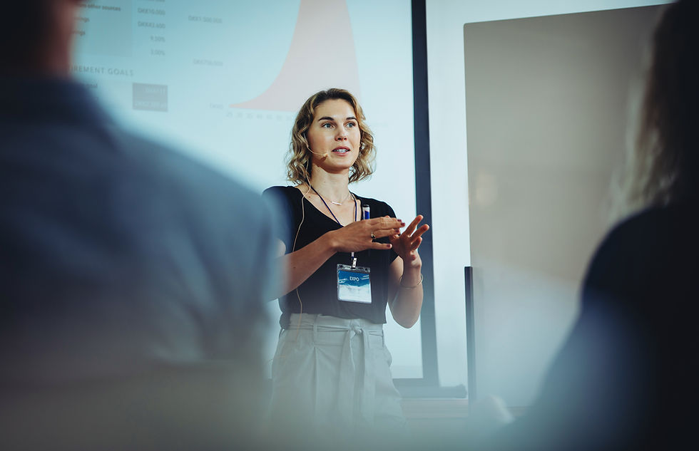 Woman Giving Presentation