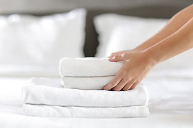 Folding White Towels