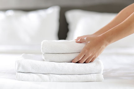 Serviettes blanches