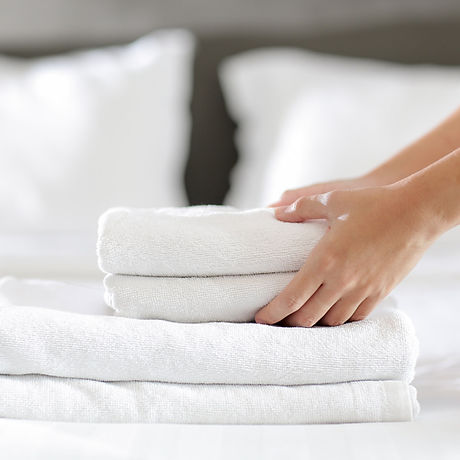 Serviettes blanches