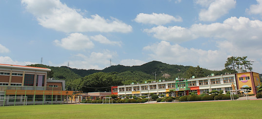 School Playground Under Blue Sky