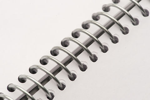 macro metal spiral binding