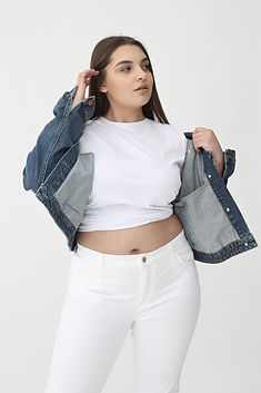 Girl in Denim Jacket