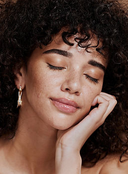 Woman With Relaxed Expression