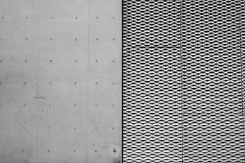 Concrete and Steel Wall