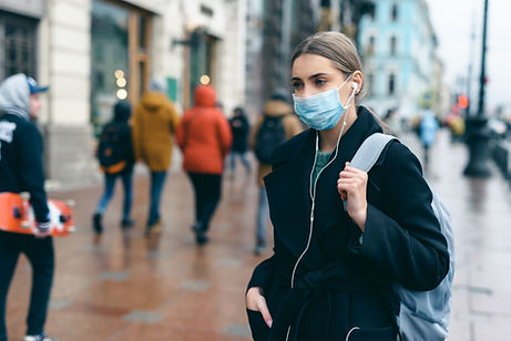 Young Girl with Mask