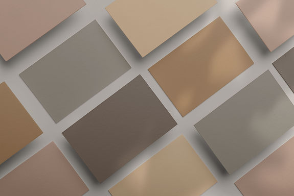 Muestras de color minimalistas
