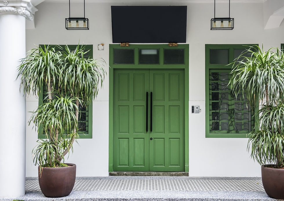 green door