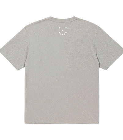 Costas da camiseta cinza