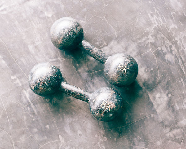 Rustic Dumbbells