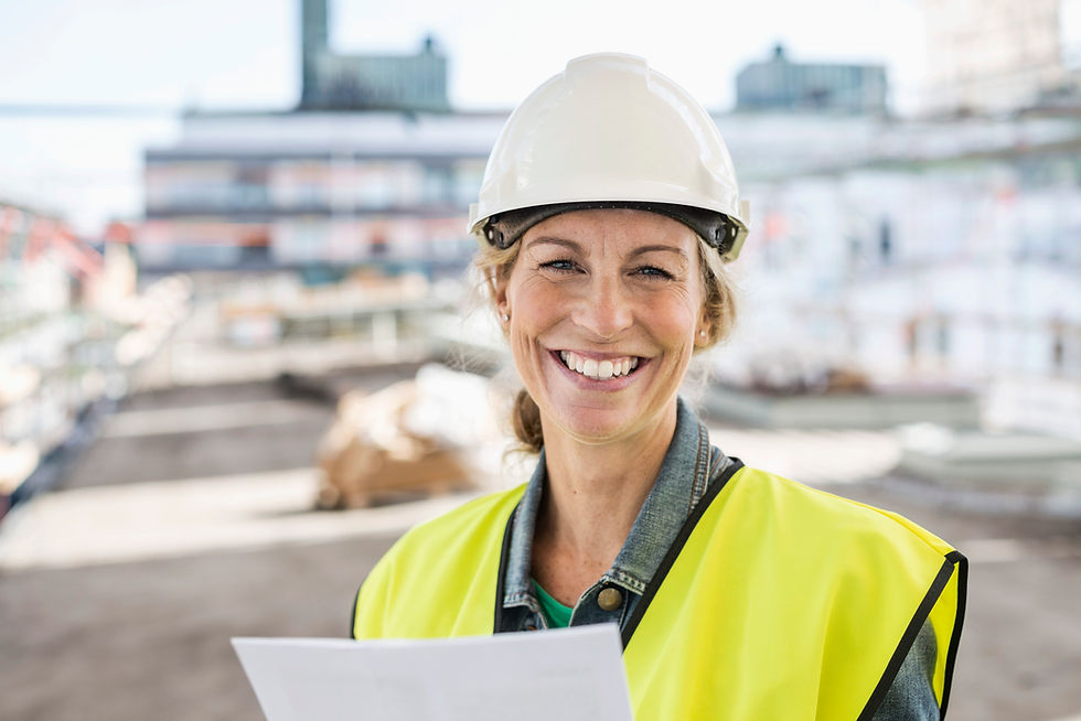 Construction Worker Smiling