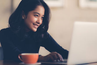 Woman Using Laptop